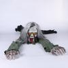 Bald Head Halloween Crawling Ghost Electric Climbing Zombie Figure  Haunted House Prop