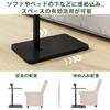IBUYKE C-Shaped Side Table, Height Adjustable, Fits Next to Bed, Bedside Table, Sofa Table, Compact, Small, Black, JPTVT003B