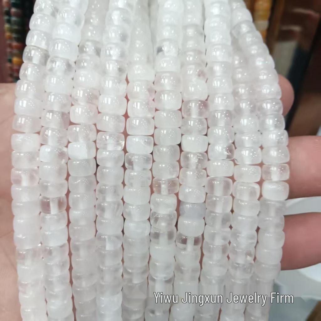 4x7mm Loose Natural Agate Abacus Beads for DIY Jewelry and Bracelets