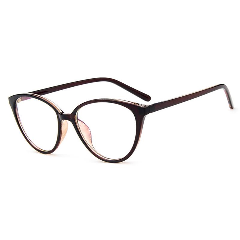 Retra Cat Eye Frame Clear Lens Glasses Ultra Light Myopia Nerd Spectacles Degree 0 to -6 0 Stylish Vision Correction