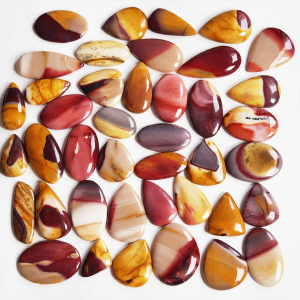 Natural Mookaite Jasper Cabochon, Mix Shape And All Size Gemstone Lot, Healing Gemstone Lot.