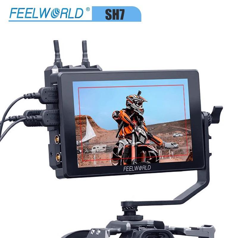 

8FEELWORLD SH7 7-inch Photography Monitor with Signal Conversion and 2200 High Brightness External Power Supply