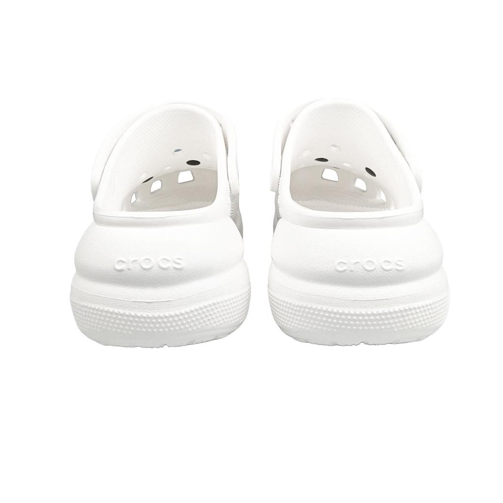Crocs Crush Clog EVA Little Friends Puff Shoes Casual and Comfortable Hole Shoes Women's White