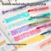 5 Pcs Double Ended Magic Color Change Highlighter Kit, Student Diary Scrapbook DIY Production, for Marking, Underline, Painting