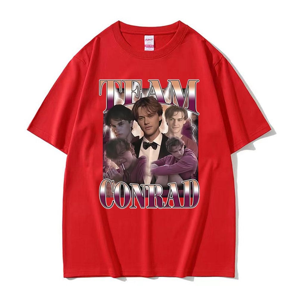 Team Conrad Fisher Cousins Beach Magliette Stampate Abbigliamento Unisex Harajuku Vintage Magliette di Alta Qualità Maglietta Comoda Streetwear