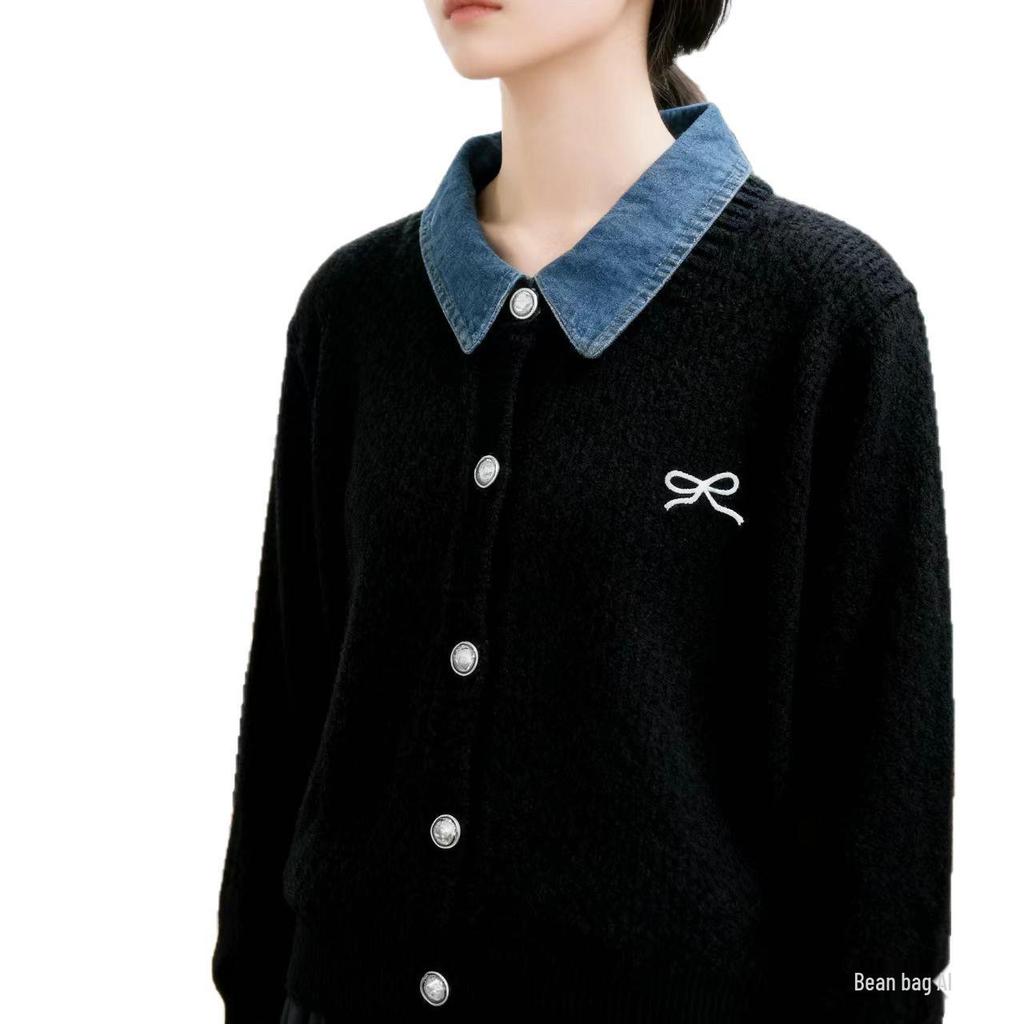 2025 Trendy Women's Knit Cardigan - Loose Lapel Collar, Slimming Daily Outerwear