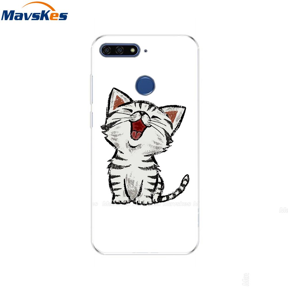 Case For Huawei Honor 7C Case On Huawei Honor7C 5.7 inch Soft Silicone Phone Cover For Huawei Honor 7C Aum-L41 TPU Cases Coque