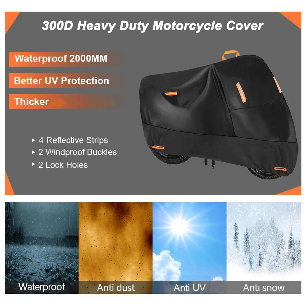 Kryt na motorku Vodotěsný venkovní skútr UV ochrana Kryt proti dešti pro BMW R 1200 GS LC R1200GS ADV Adventure