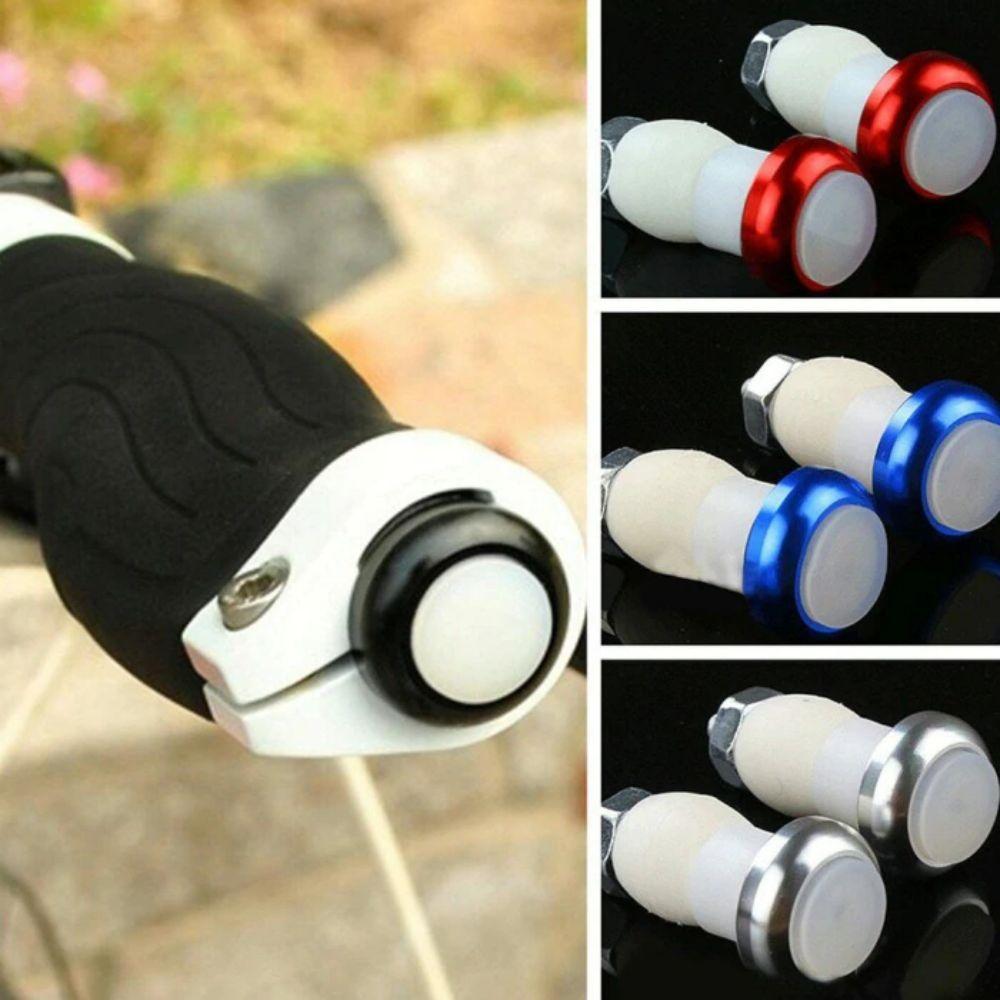1 Pair Safety Cycling Bike Turn Signal Handle Bar End Plug Led Red Light Lamp Ma