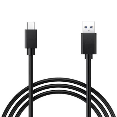USB 3.0 Type C Charging Cable - VCOMP - 1m - Fast Charging Up To 2.4A - Black - Compatible ZTE Grand X