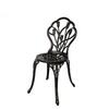 Luxury Cast Aluminum Outdoor Dining Table and Chairs Set for Garden or Balcony