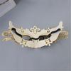 Luxurious Beaded Half Face Mask Practical Metal Plastic Blend Costume Prop For Masquerades Theater Art