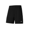 Li Ning Table Tennis Series Solid Color Logo Quick-Dry Printed Sports Shorts Men Shorts Black AKSS087-2