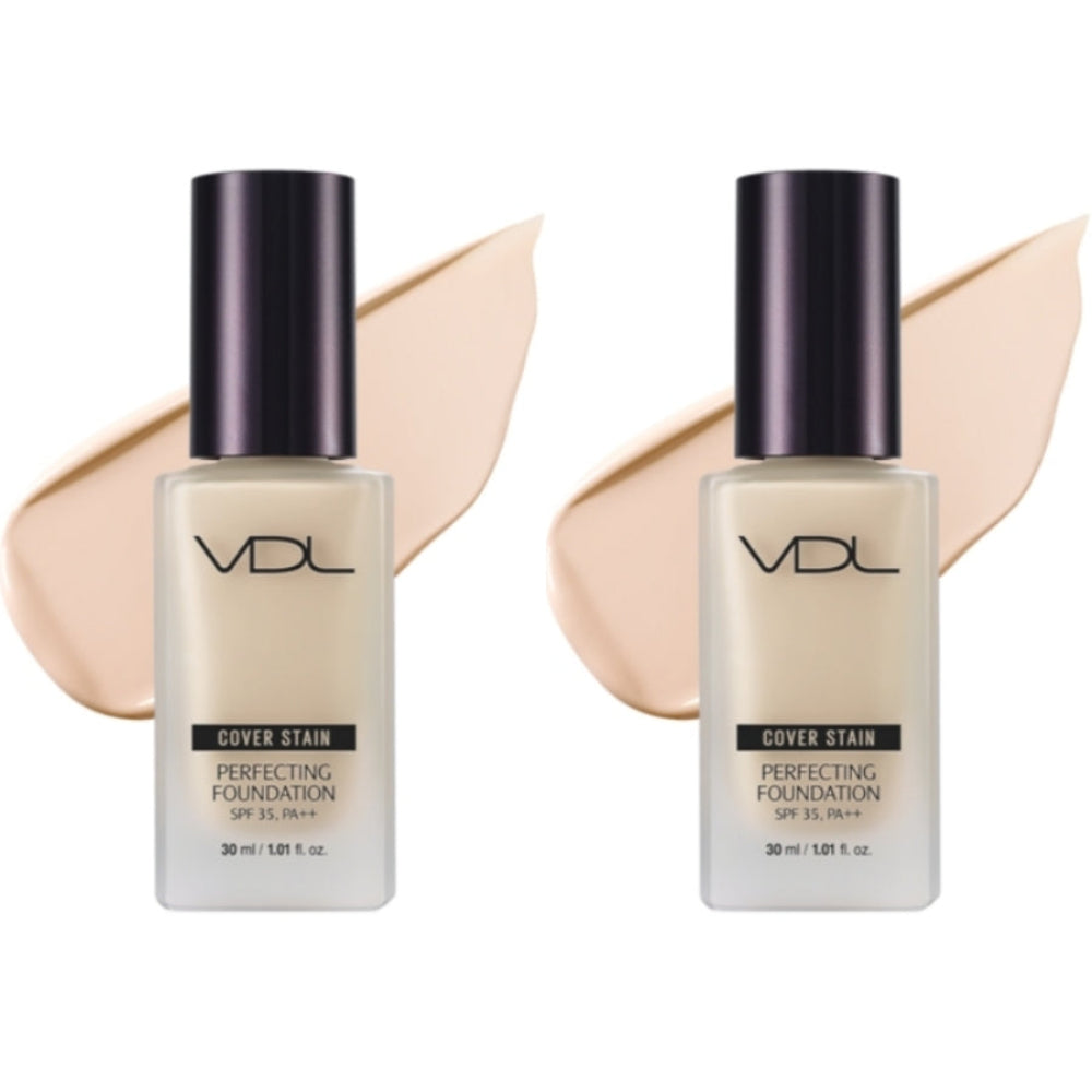 VDL Cover Stain Perfecting Foundation SPF35 PA++ 30ml*1Pc/2Pcs