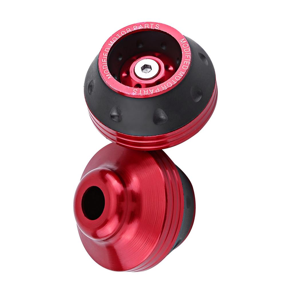 CNC Aluminum Front Fork Wheel Frame Sliders Motorbike Falling Protection Scooter Moped Red