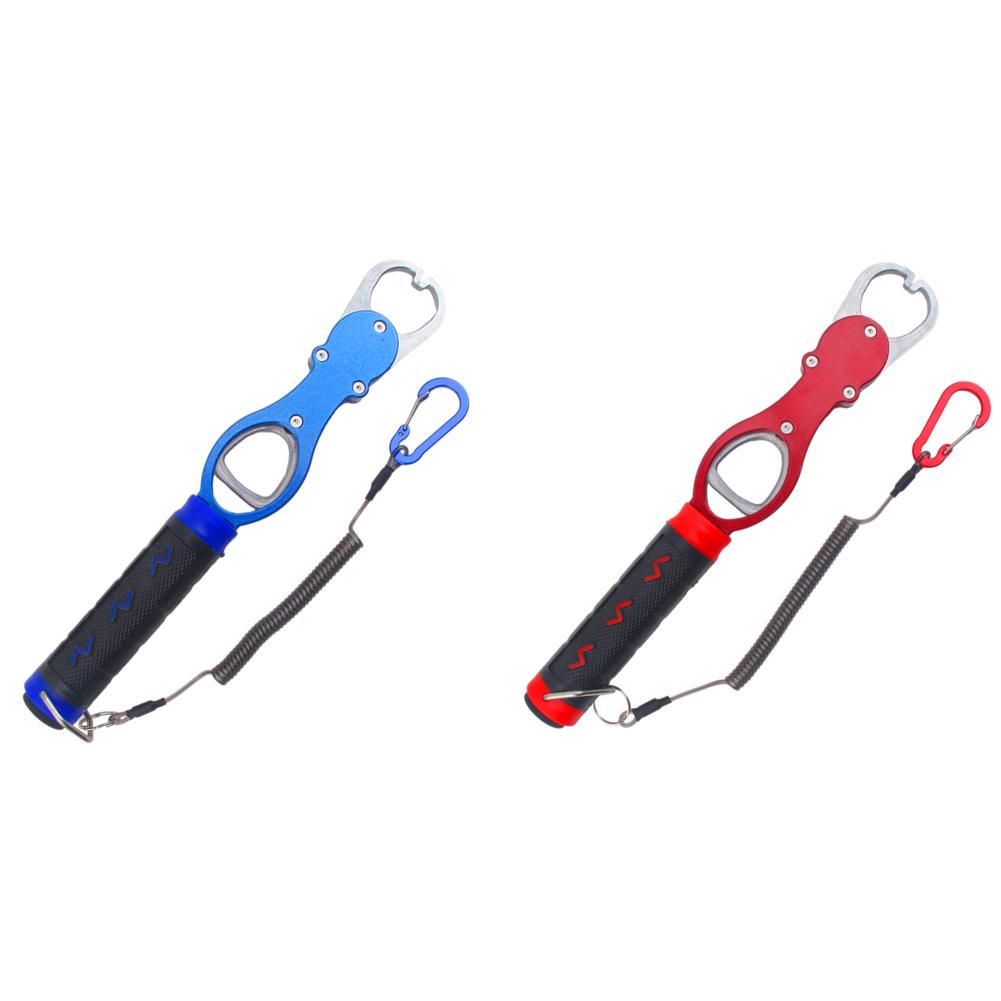

de# Fish Lip Gripper Fish Scales Fish Holder with Lanyard Non-Slip Handle (Red)