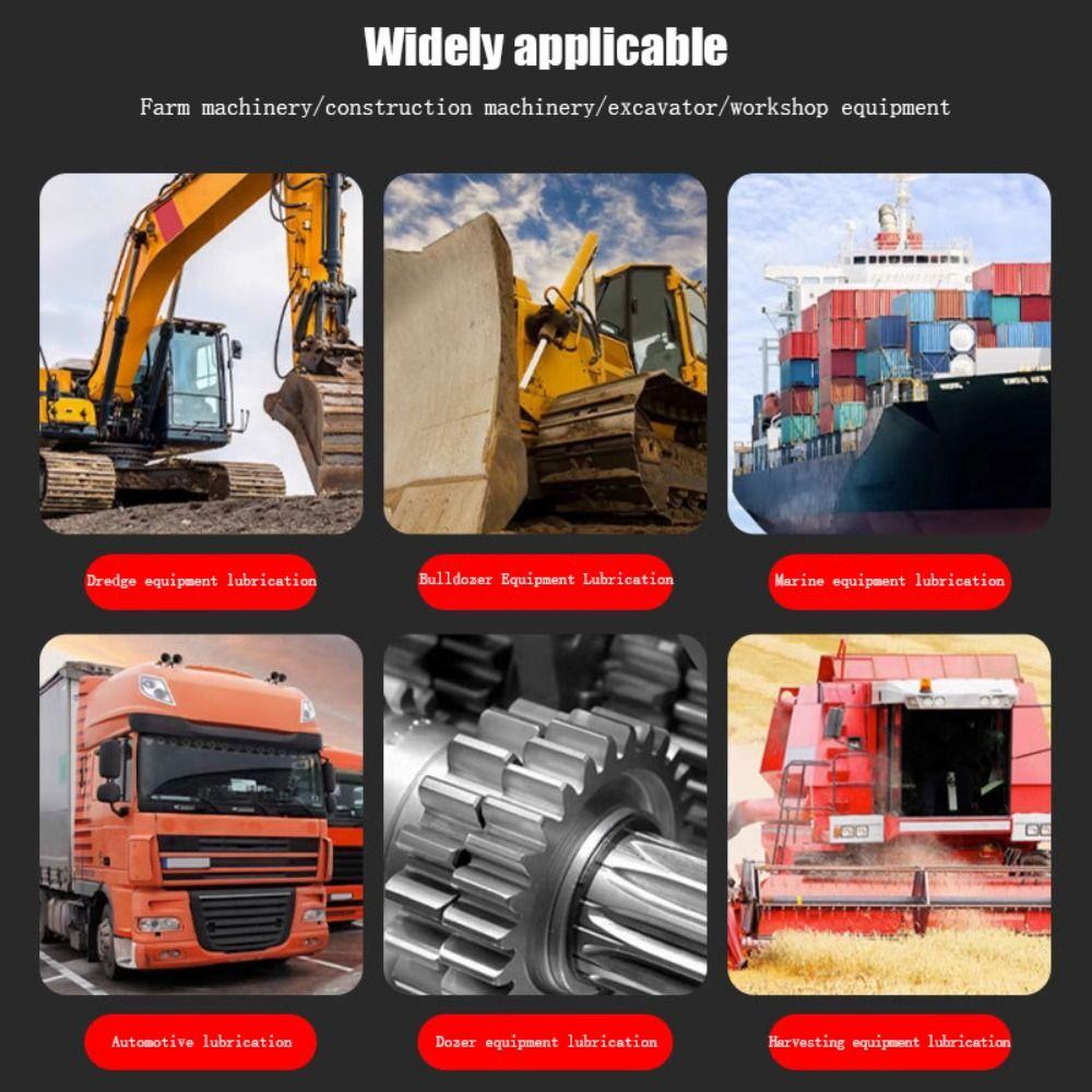 Double Handle Grease Tool Coupler Leak-Free Grease Tip Tool Thickening Grease Nozzle  Automobile