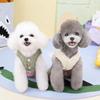 New Thick Warm Winter Pet Dog Vest Cotton Solid Color Pet Jacket Pet Costume with D-ring Puppy Coat for Small Medium Pet