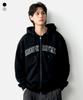 Groove Rhyme 3-Ply Terry Location Applique Zip-Up Hoodie (2 Colors) (Frbrcxj102M)