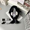 Cartoon Plush Killer Whale Pen Bag Large Capacity Stationery Bag Student Gift For School Office Funny Pencil Case