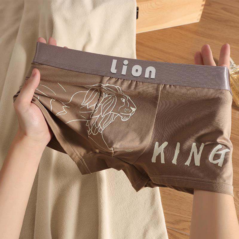 New Men's Breathable Cotton Boxer Briefs - Thin, Mid-Waist, Plus Size