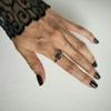 Серебряное кольцо с натуральным рубином 0.533ct, вес изделия 2,2 гр (2187851)