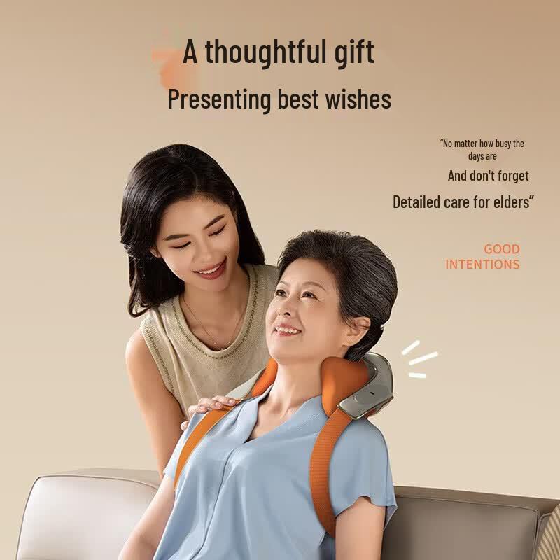 AUX Neck and Shoulder Kneading Massager Pillow CN plug (adapter included)
