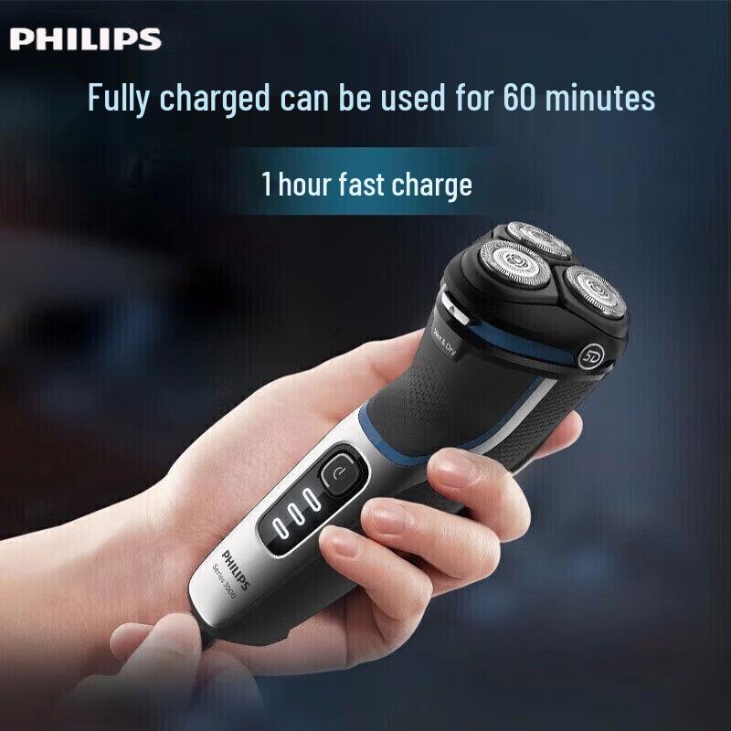 Philips Series 3000 Electric Shaver S3206/09 CN plug (adapter included)