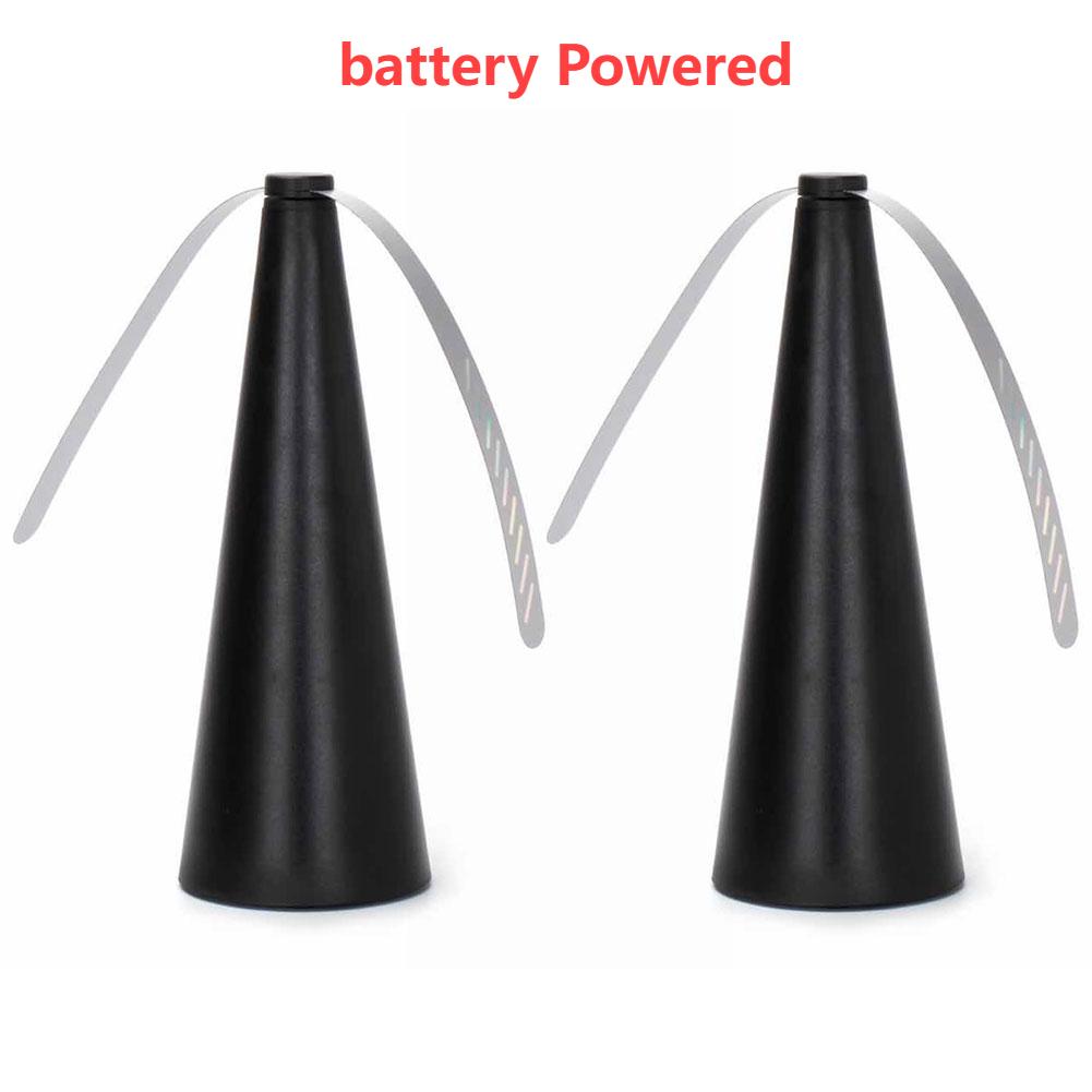 1/2PCS Fly Repellent Automatic Fan Fly Fans Pest Repellent Table Fan Bug Repellent Keep Flies Away Battery Powered /USB Plug