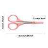 Professional Beauty Makeup Scissors Multifunctional Round Head Nose Hair Scissors  Salon