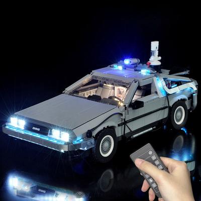 LED Lighting Kit Compatible with Lego 10300 Back To the Future Time Machine Racing Car Model (NOT Include The Model Bricks)