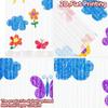 Set Of 2 Flat Printing Curtains Butterfly Rainbow Sky Digital Printed Polyester Drapes Festive Holiday Perfect Curtain