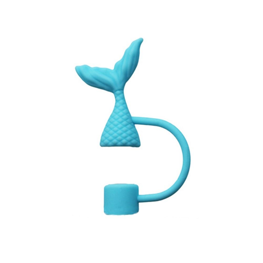 

Многоразовая силиконовая соломенная шапочка, пыленепроницаемая, красивая, рыбья шляпа, новые соломенные наконечники, крышки для декора вечеринки 5