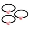 Confezione da 3 Elastici per Capelli Maialino Cartone Animato Morbidi Elastici Scrunchies con Adorabile Design Animale per Donne Ragazze Bambini Uso Quotidiano