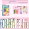 35Pcs Squeegee Art Kids Paint Kit, Diy Material Magic Reveal Rainbow Scratch Art