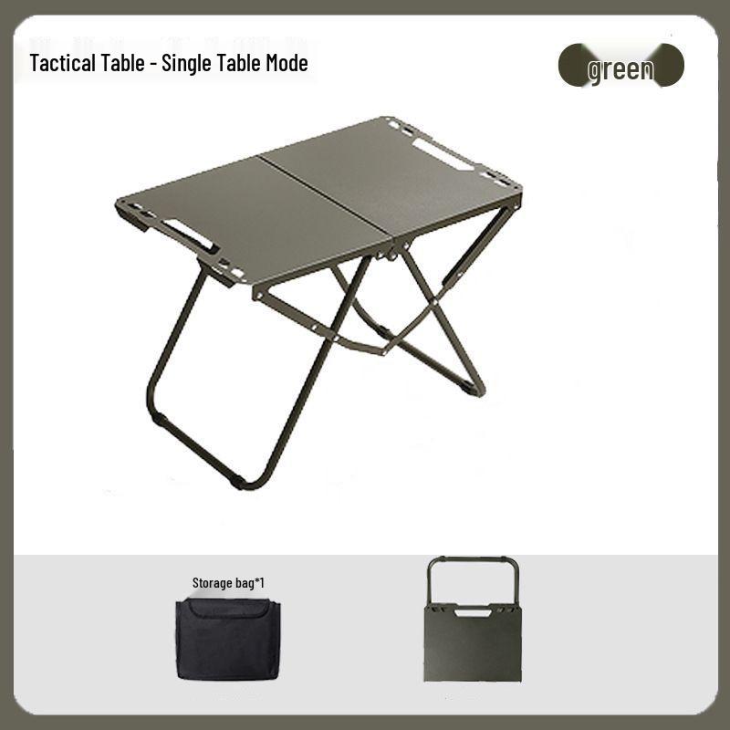 Lightweight Carbon Steel Folding Camping Table and Chair Set for Outdoor Use