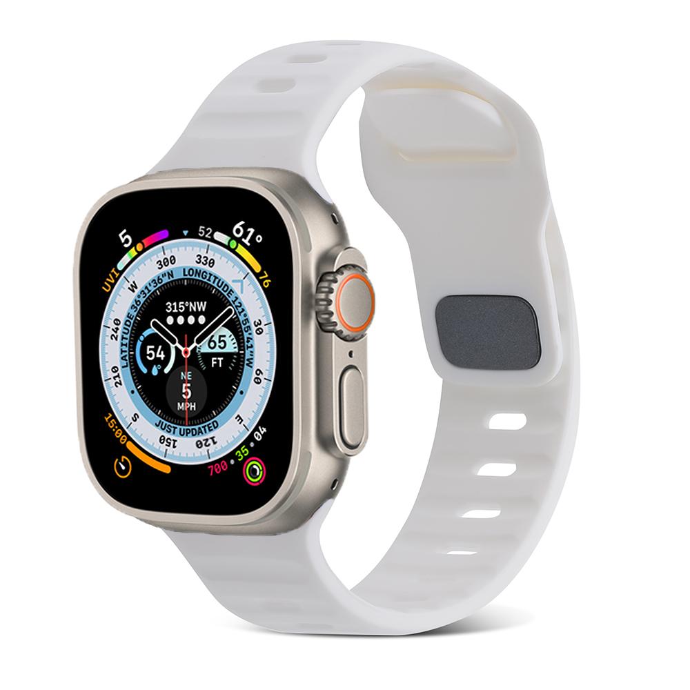 Silicone Strap for Apple Watch Ultra 3/2/1 49mm 11/10 46mm 42mm Sport Wristband iWatch Series 9 8 7 6 5 SE 3 45mm 41mm 44mm 40mm
