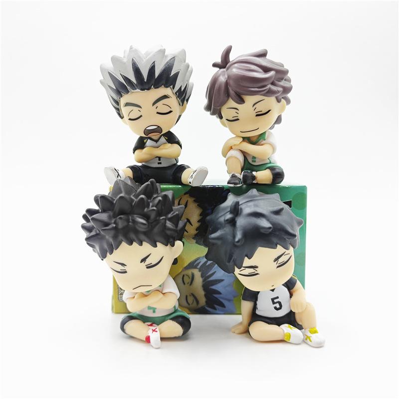 Exciting Haikyuu Pvc Shoulder To Shoulder Sleep Series 2 Blind Box Anime Figurines