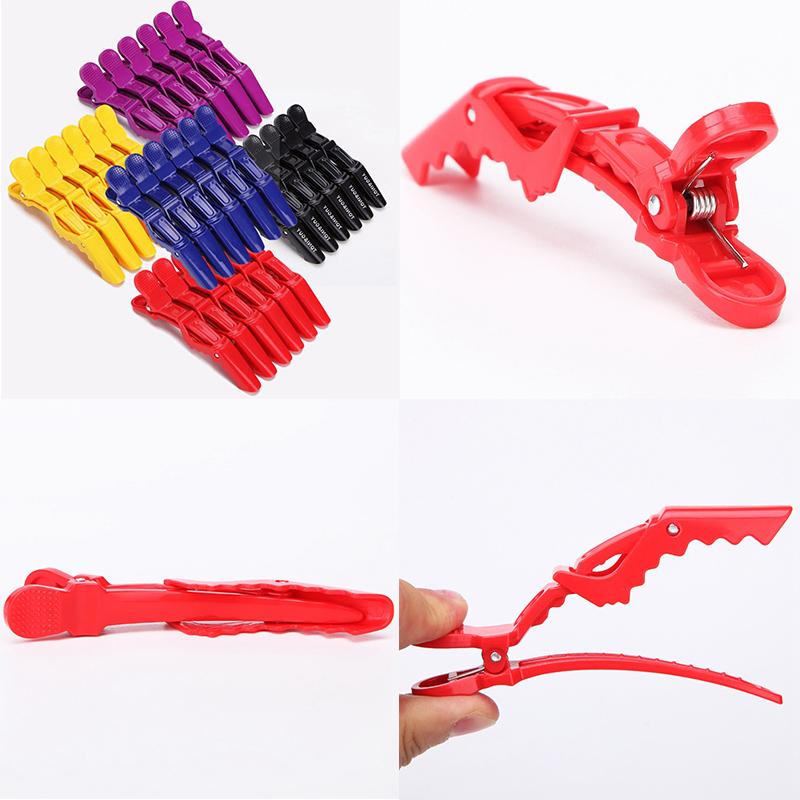 Crocodile Clip Perm Positioning Clip Hair Salon Duckbill Clip Plastic Hairpin Haircut Tool Hair Dyeing