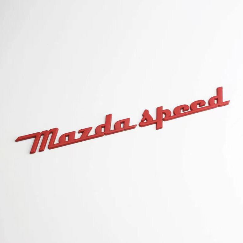 Mazda Angkesaila CX-4 Atenza Metal Logo for Mazdaspeed Tail Modification