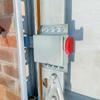 Steel Garage Security Bolt Lock Easy Installation with Auto Tapping Screws Not Theft Reinforced Designs for Household