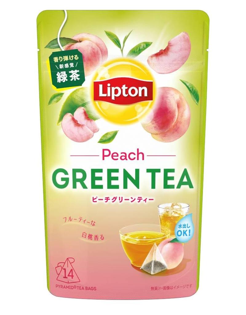 Lipton Green Tea Peach Tea 14 Tea Bags x 6 Bags Bags,