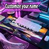 Custom Name Personalized Anime Pattern Mousepad, Laptop PC Desk Mat, Decorative Desk Mat for Home Keyboard Pad Gift