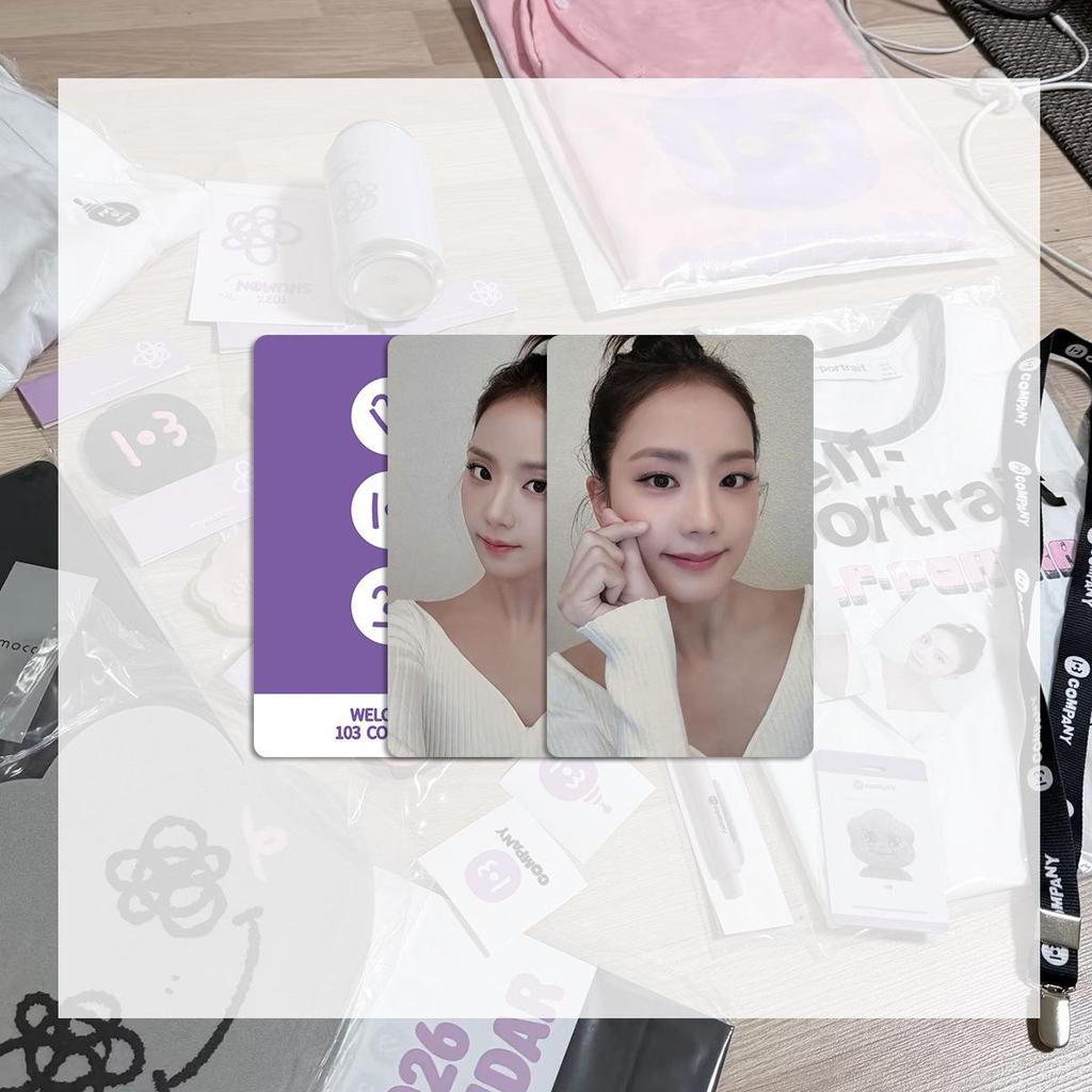 JISOO Birthday Card & Limited Photocard Gift - BLISSOO Collection