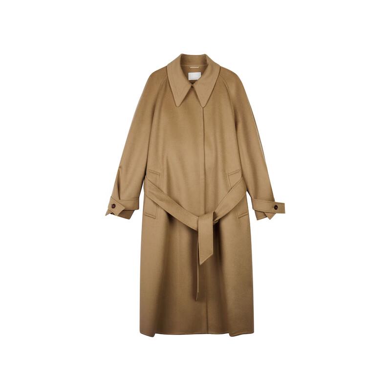 LESS 2023 Winter Long Wool & Cashmere Blend Coat