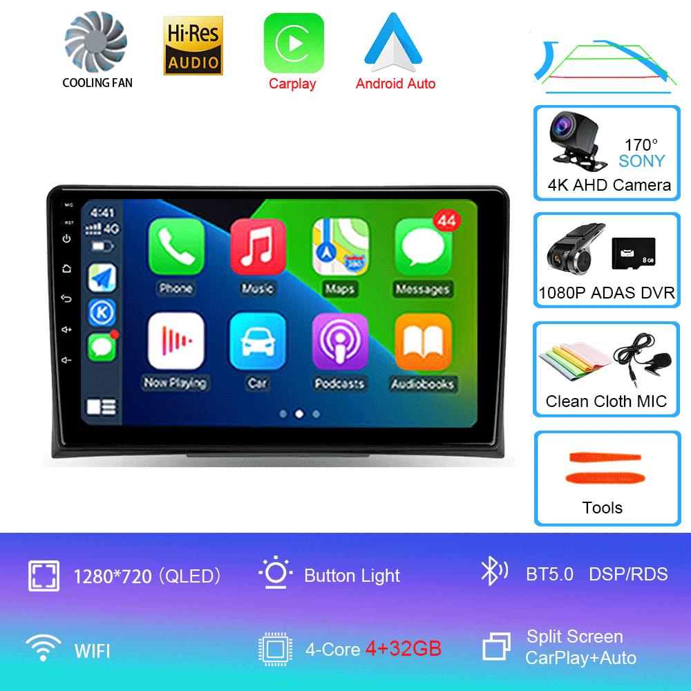 Autoradio Android 14 Carplay Auto Für Volkswagen Multivan T5 2003 - 2015 Multimedia Video Player GPS Navigation Stereo Head Unit