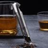 Teas Pipe Strainer Set Includes Brush And Hanging Hook Handle Design Stainless Steels Net Filter For Brewing Teas