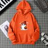 Women's Fashion Tops Casual O-neck Halloween Print Long Sleeve Loose Pullover Shirts, Creative Halloween Theme Printed Hoodie