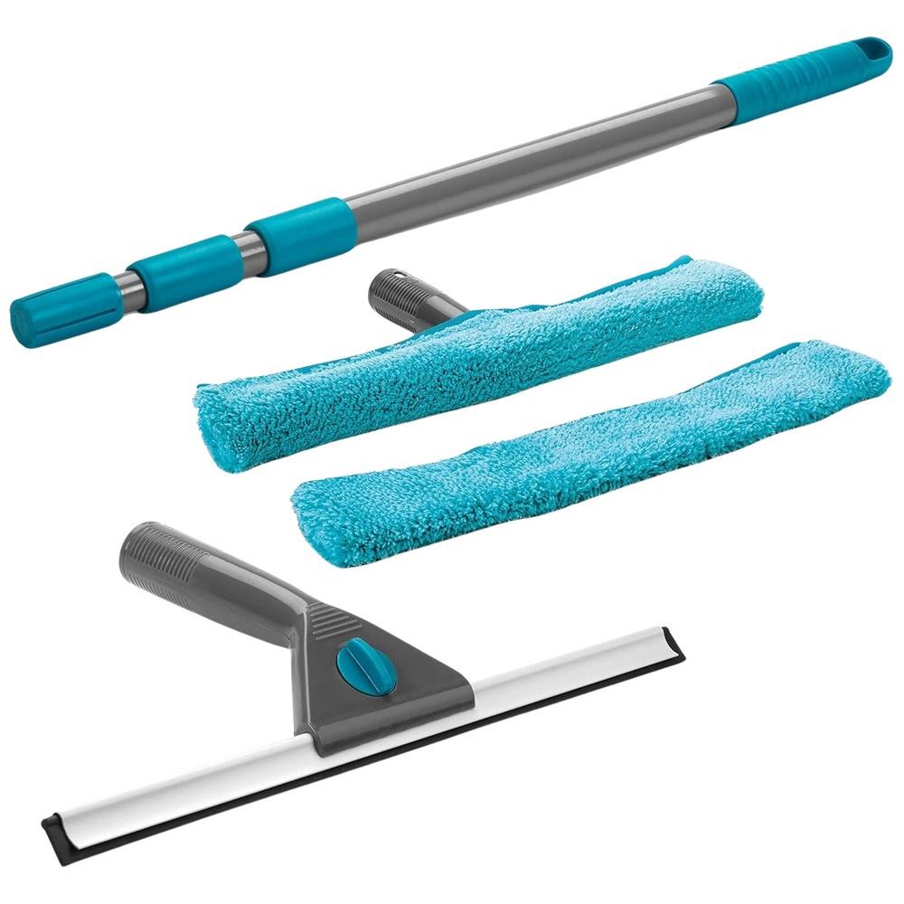 Telescopic Window Mop with Squeegee 57-128 Cm 4 Pcs.