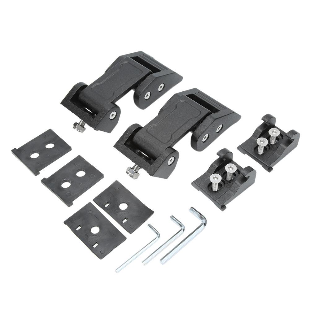 1 Pair Black Hood Latch Locking Catch Buckle Fits for Jeep Wrangler JK 2007 2017